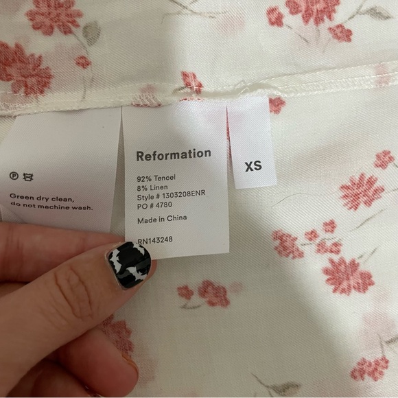 Reformation Ports Wrap Mini Dress - Picture 8 of 12